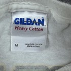 Gildan Heavy Cotton White Dirtcar Racing T-shirt Medium