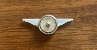 Late 1950s Delta Air Lines Silver 1 Year Service Pin Flying D Logo By Balfour