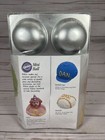 Wilton Mini Ball Cake Pan Mold Baseball Hat 6 Molds 1 5  Deep Vintage 1987 Nip