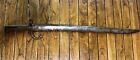 French  Chassepot Sword Bayonet And Scabbard  18th 19th Century