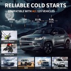 8000a Jump Starter With Air Compressor Portable Car Battery Jumper Starters 12v