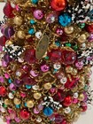 Mackenzie-childs Bijou Beaded Jewel Tones Christmas Tree Tabletop 22 