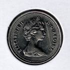 1979 Canadian Circulated Elizabeth Ii Five Cent Coin 