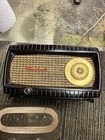 Timber Brown Bakelite   Wicker Vintage 1954 Capehart Model 3t55bn Am Tube Radio