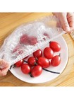 500pcs Food Cover Disposable Plastic Wrap Elastic Food Covers For Fruit Bowl Cup
