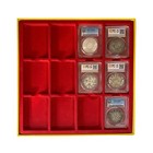 10x Cardboard Display Storage Box Case For 12certified Pcgs Ngc Coin Slab Holder