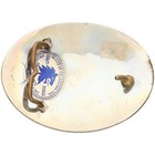 Silver P Horse Rodeo Western Trophy Belt Buckle Cowgirl Cowboy Engraved Vintage