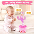 Dancing Talking Cactus Toy For Baby Toddlers  Baby Girl Toys
