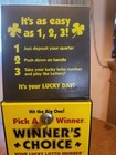 Winners Choice Lottery Vending Machine 25 Cents Lucky Lotto 