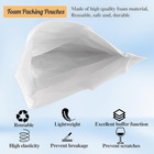 Foam Pouches For Packing Dishes   50pack Cushion Foam Wrap For Packing Supplies Fo