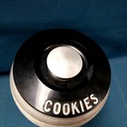 Vtg Kromex Aluminum   Plastic Lid 8  Cookie Jar Canister