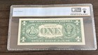 1957b  1 United States Silver Certificate Note 64 Pmg U99500566a