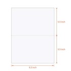 Self Stick Labels Half Sheet 8 5 X 5 5 Xmas Address Shipping Labels 2 Per Sheet