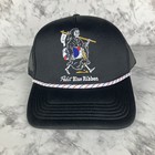 Pabst Blue Ribbon Beer Rope Hat Trucker Snapback Mesh Grim Reaper Rare