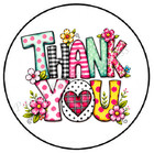 Whimsical Thank You Envelope Seals Labels Stickers Party Favors