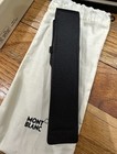 New  Montblanc Sartorial Black Leather 1-pen Pouch 130750