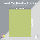 25-pack Uncut Photo Mat Boards Full Sheet For Art Prints Photos Prints