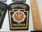 Pennsylvania State Police Trooper  Collectable Patch Set 4 Pieces New Full Size