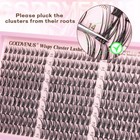 Goddvenus Lash Clusters Kit Wispy Eyelash Clusters Lashes Natural Diy Lash