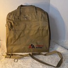 Vintage American Airlines Vinyl Travel Tote Bag 70s 80s Airline Carry On Rare