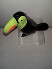 Toucan Bird Figure Ceramic Figurine Tropical Decor