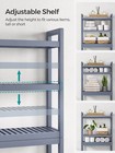 Bamboo Over Toilet Storage Rack 3tier Bathroom Organizer With Shelf space-saving