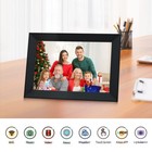 8 Inch Digital Picture Frame With Ips Hd Touch Screen  16gb Storage Photo