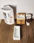 Dollhouse Bathroom New old Stock 4 Pcs In Original Packaging  8 Sets Avail 