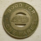 Montgomery City Lines  alabama  Transit Token - Al570e