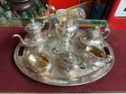 Antique Buttercup Gorham 7 Pc  Sterling Silver Coffee And Tea Set  Stunning Set 