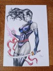 Psylocke X-men Original Comic Book Cover Art Sexy Pinup Illustration Commission 