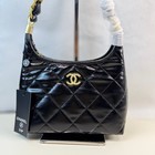 Chanel Beauty Cosmetic Makeup Bag Black Zip-up Shoulder Bag Promotional Gift Gwp