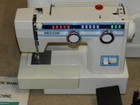 Necchi 3537 Sewing Machine W  Foot   Case Pedal Works Great Excellent Cond 