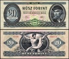 Hungary 20 Forint  1957-1980  P-169  Used X 100 Pcs Bundle Pack
