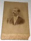 Rare Antique American Id d Lawyer Harry Brewer  New Vienna  Ohio Cabinet Photo 