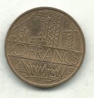A High Grade Uncirculated 1976 France 10 Francs Coin -apr265