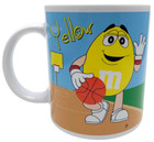 Vtg 2002 Galerie M m Basketball   Baseball Sports Ceramic Coffee Tea Cup Mug 