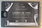 Tj Ford 2025-26 Topps Chrome Black Carbon Ink Red Auto  5 Ci-tf Bucks