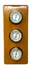 Vintage Sunbeam Weather Station Thermometer Barometer Humidity Meter Wall Hangin