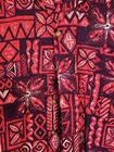Vintage Men   s Fashions By Tina Waikiki Red Hawaiian Polynesian Shirt Size Large