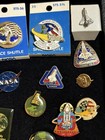  Vintage Nasa Space Shuttle Mission Pin Lot 17pcs Gemini Apollo Service Pin