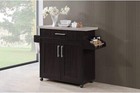 Rolling Kitchen Cart Island Storage Trolley Cabinet Utility Spice Rack Drawer