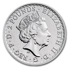 2017 Uk  999 1-ounce Silver   2 Britannia Bu From A Royal Mint Tube