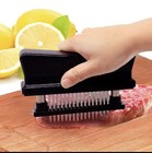Manual 48-blade Needle Meat Steak Tenderizer Tool  Black 15 5cm X 11 5cm