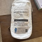 New Bruce Bolt Creator Series Long Cuff Batting Gloves   Size Medium 