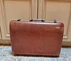 Vintage 1960s Koch Fiberglass Flight Suitcase With 1959 Bermuda Customs Sticker