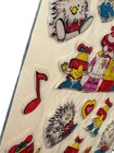 Robot Man   Friends Vintage Puffy Stickers 3-d Vinyl Drawing Board Greetings