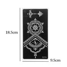 Large Henna Stencils Hand Mehndi Art Template India Lace Body Temporary Tatto    