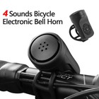Bike Electronic Loud Horn 130 Db Warning Safety Electric Bicycle Handlebar Bell