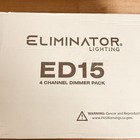 Eliminator Lighting Ed15 4 Channel Dmx Dimmer Pack